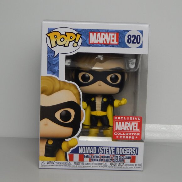 820 Nomad (Steve Rogers) Funko Exclusive Marvel Corps - Picture 1 of 6